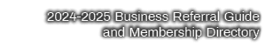 2024 2025 Business Referral Guide and Membership Directory