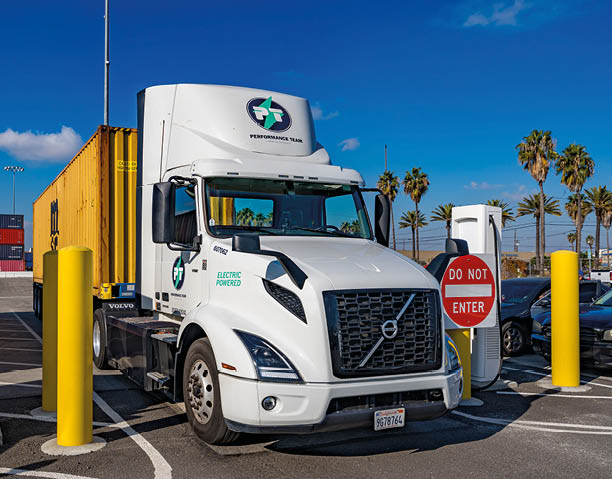 CARB, Chris Valle Photography, POLB, Trucks Under the Advanced Clean Fleets Regulation, all drayage trucks currently working at the San Pedro Bay ports complex must be registered in the CARB Online System by Dec. 31, 2023, including trucks only occasionally visiting the Port, out-of-state trucks and those using the “day pass” system. All drayage trucks that do not meet zero-emissions requirements are advised to register no later than Dec. 31, 2023, to continue port operations. Starting Jan. 1, only zero-emissions drayage trucks will be permitted to register in the CARB system.  Location is the Port of Long Beach Terminal Access Center, 1265 Harbor Ave., Long Beach (southwest corner of Harbor Avenue and West Anaheim Street).