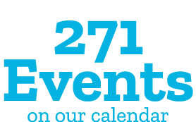 271 Events on our calendar